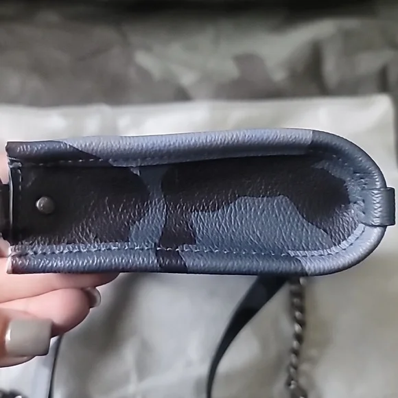 COACH MICKIE CROSSBODY CAMO PEBBLE CROSSBODY BAG - Picture 11 of 12